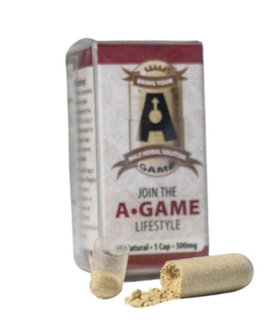 A-Game Male Herbal Solution (FREE Sample) + $5 SHIPPING
